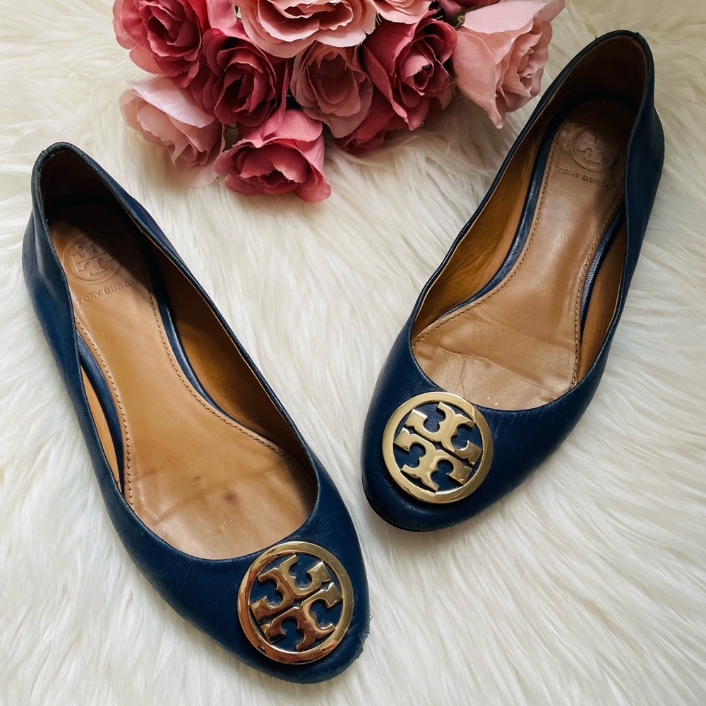 TORY BURCH Royal Navy Benton Ballet Flat